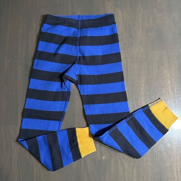 Hanna Andersson size 6-7 Blue Bold Stripe Long John Pajama BOTTOM ONLY - Picture 2 of 5